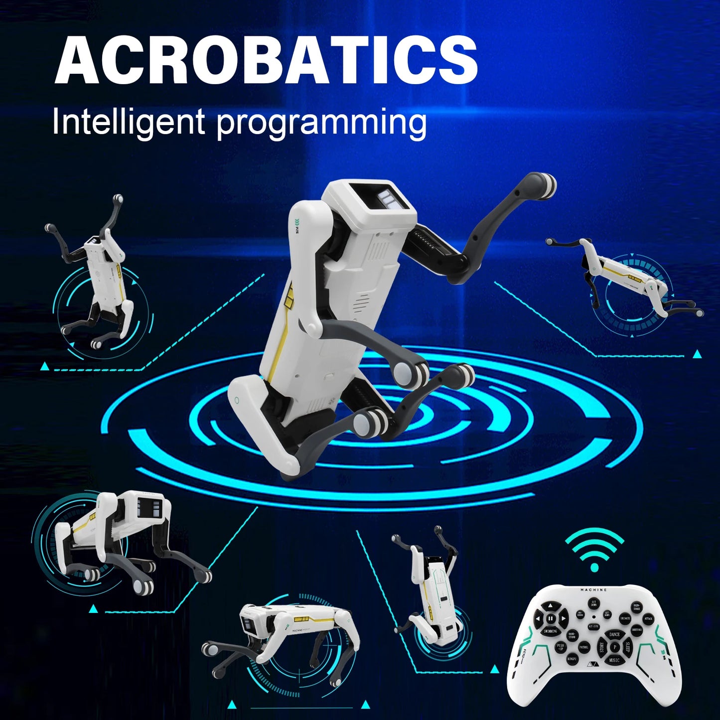 Interactive AI Robot Dog - smart toy with voice & App control