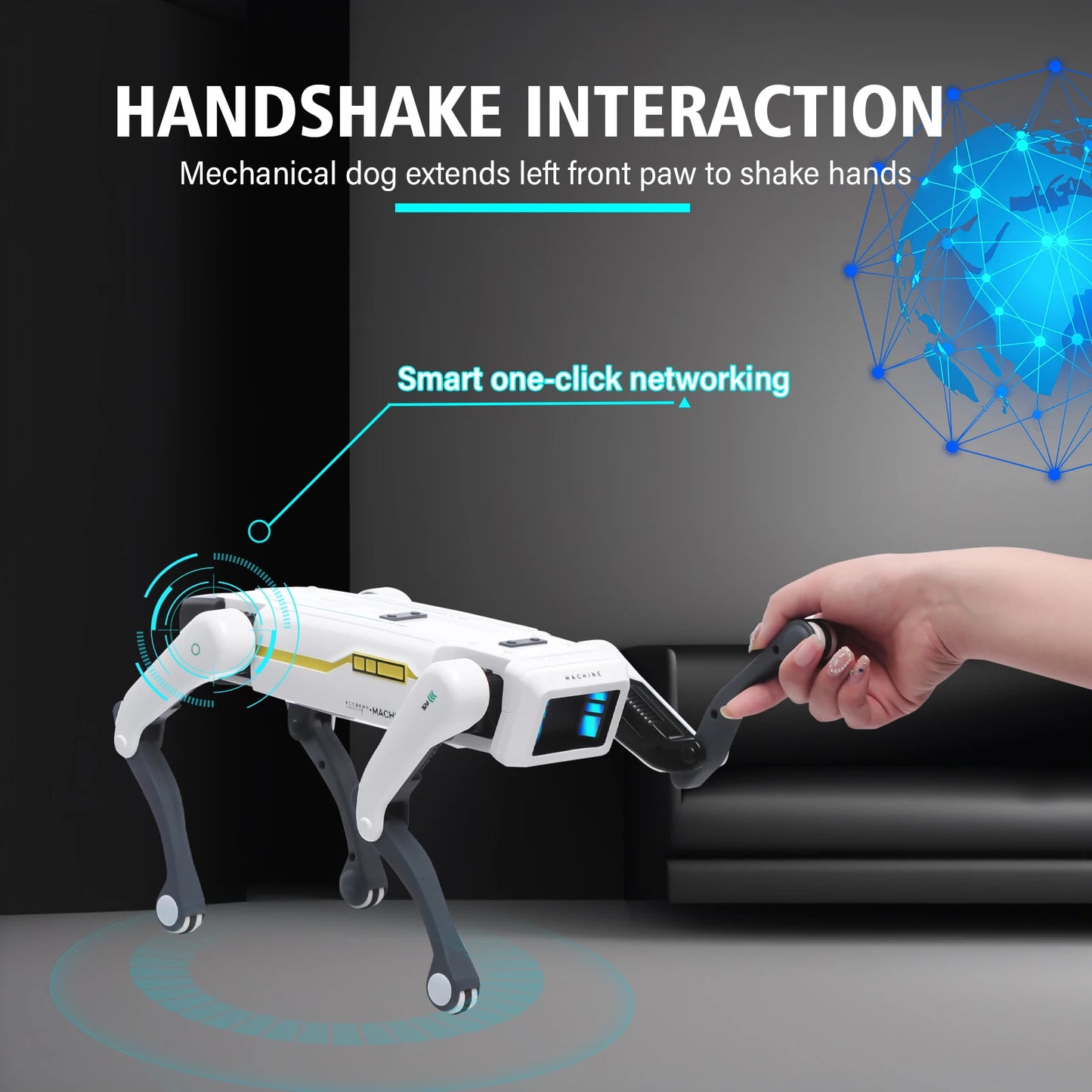 Interactive AI Robot Dog - smart toy with voice & App control