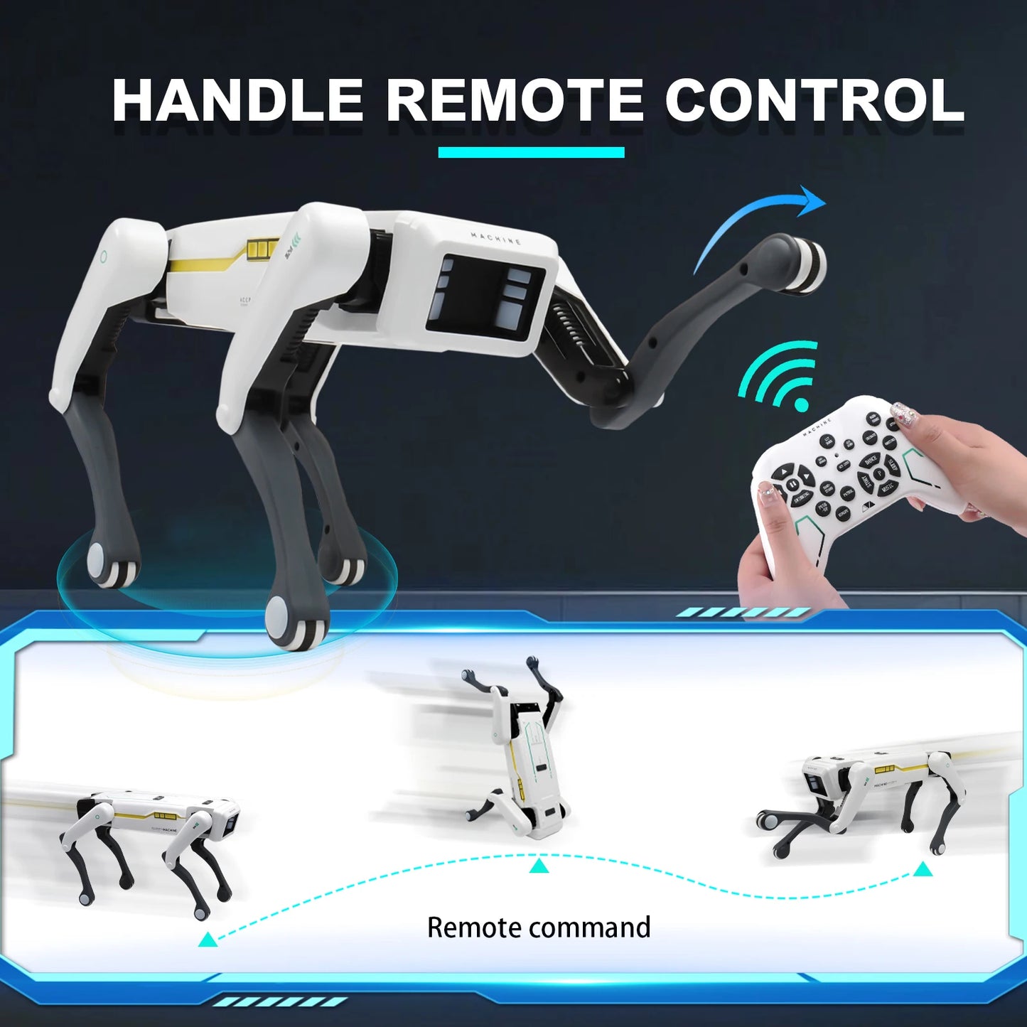 Interactive AI Robot Dog - smart toy with voice & App control